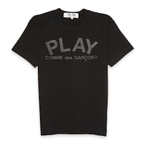 Comme des Garcons Play T-Shirt zwart