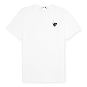 Comme des Garcons Play Black Heart T-Shirt weiß