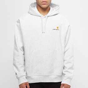 Carhartt WIP Hooded American Script Sweatshirt grey