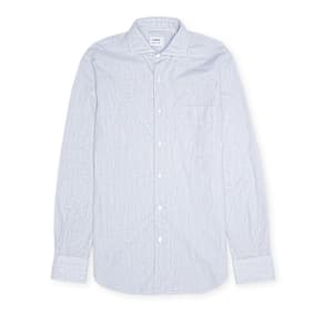 Aspesi Sem II Shirt Microstripe blau