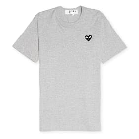 Comme des Garcons Play Black Heart T-Shirt grijs