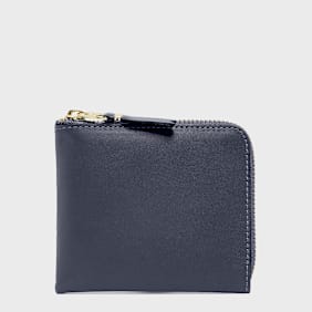 Comme des Garcons Wallet Classic Leather Line blauw
