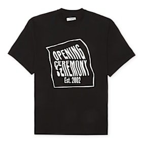 Opening Ceremony Warped Logo Regular T-Shirt black