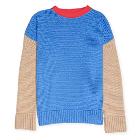 Opening Ceremony Combo Warped Logo Sweater blauw