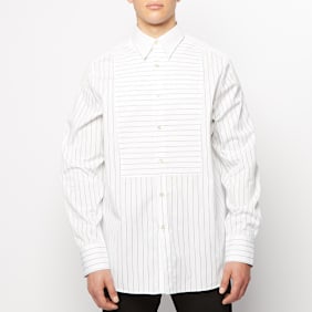 Wales Bonner WAILERS PLASTRON SHIRT white