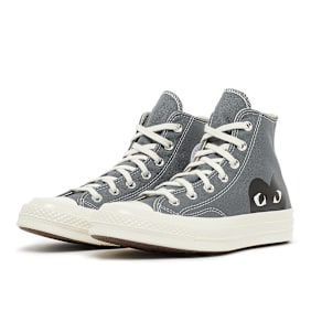 Comme des Garcons Play Black Heart Chuck Taylor All Star '70 High grey