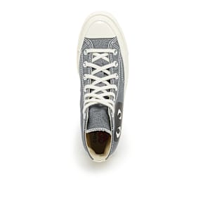 Comme des Garcons Play Black Heart Chuck Taylor All Star '70 High grey