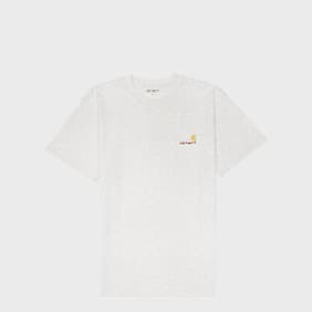 Carhartt WIP S/S American Script T-Shirt grau