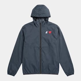 Comme des Garcons Play K-Way Jacket Full Zip Blau