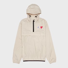 Comme des Garcons Play K-Way Jacket Half Zip beige