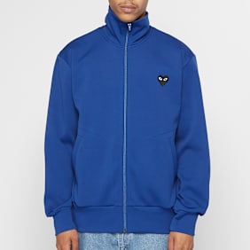 Comme des Garcons Play Play Sweatshirt Big Heart blau