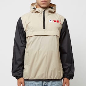 Comme des Garcons Play K-Way Half Zip Jacket beige