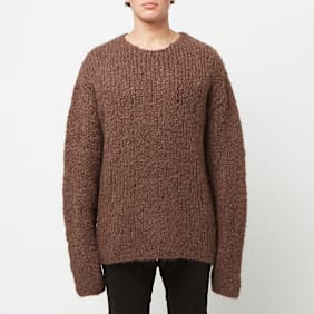 Ambush Mohair Oversize Crewneck brown