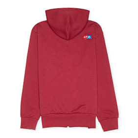 Comme des Garcons Play x The Artist Invader Hooded Zip Sweatshirt rood