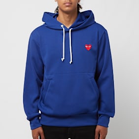 Comme des Garcons Play PlayRed Heart Hooded Sweatshirt blau