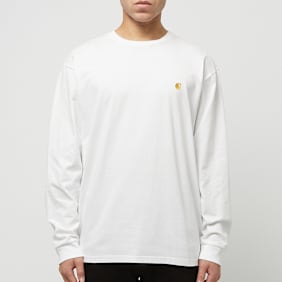 Carhartt WIP Longsleeve Chase T-Shirt weiß