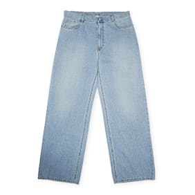 1017 ALYX 9SM Wide Leg Jeans With Buckle blauw
