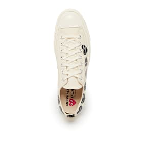 Comme des Garcons Play Multi Heart Chuck Taylor All Star '70 Low beige