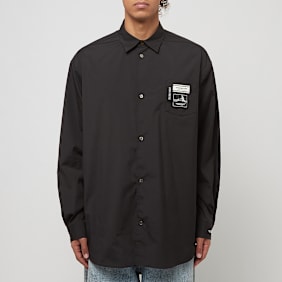 UNDERCOVER Overshirt Blouse schwarz