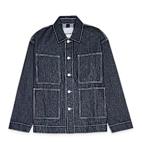 Sunnei Raw Denim Reversible 4 Pockets Jacket blauw