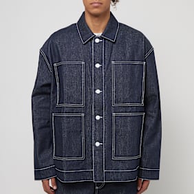 Sunnei Raw Denim Reversible 4 Pockets Jacket blau