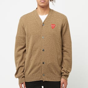 Comme des Garcons Play Knit Cardigan braun