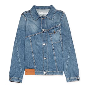 J. W. Anderson Twisted Denim Jacket blau