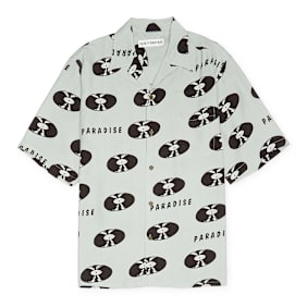 Wacko Maria Hawaiian Shirt S/S ( Type-4 ) groen