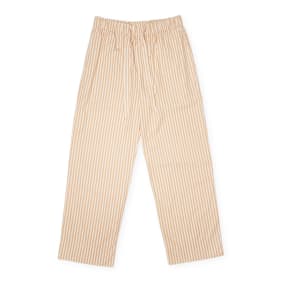 Tekla Corinth Stripes Pants beige