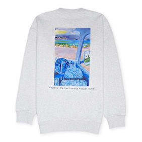 J. W. Anderson Acnhor Embroidery Back Print grau