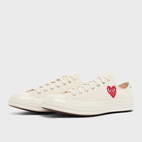 Comme des Garcons Play Small Red Heart Chuck Taylor All Star '70 Low beige