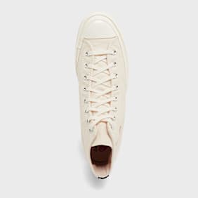 Comme des Garcons Play Small Red Heart Chuck Taylor All Star '70 Hi beige