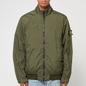 Stone Island PU Jacket burgundy groen