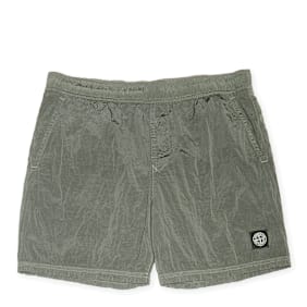 Stone Island Regular Fit-Shorts aus Fleece grün