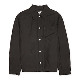 AMI PARIS Padded Ami De Coeur Overshirt schwarz
