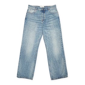 AMI PARIS Large Fit Jeans blau