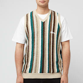 thisisneverthat Striped Knit Vest multicolor