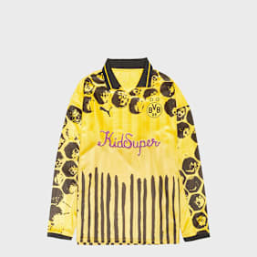 PUMA x KidSuper Borussia Dortmund (BVB) Longsleeve Retro Shirt gelb