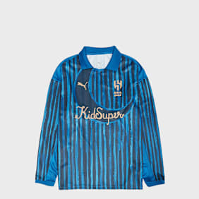 PUMA x KidSuper Al Hilal SFC Longsleeve Retro Shirt blauw