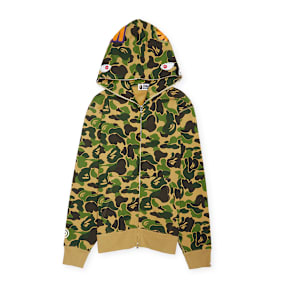 A Bathing Ape ABC Camo Crystal Stone Shark Full Zip Hoodie camouflage