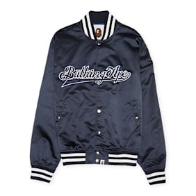 A Bathing Ape Baseball Varsity Jacket blauw