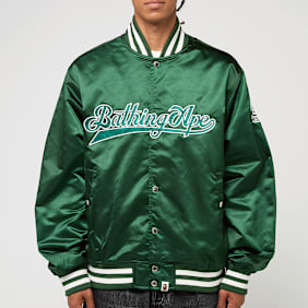 A Bathing Ape Baseball Varsity Jacket grün