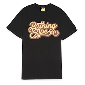 A Bathing Ape Bathing Ape Script Logo Tee black