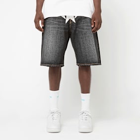 A Bathing Ape Twin Sta Relaxed Fit Denim Shorts grey