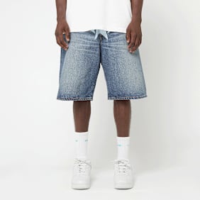 A Bathing Ape Twin Sta Relaxed Fit Denim Shorts blau