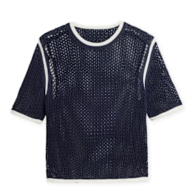 adidas Originals x Wales Bonner Wmns Knit Tee blauw
