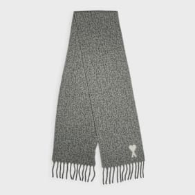 AMI PARIS Scarf gris grey