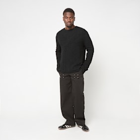 _J.L-A.L_ Draag Trousers schwarz