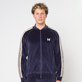 Needles Rib Collar Track Jacket blau