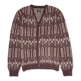 Needles Mohair Cardigan red